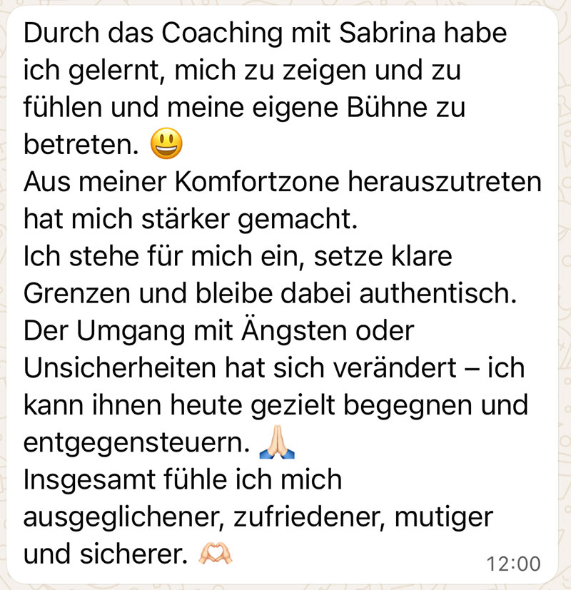 Coaching Testimonial Lisa